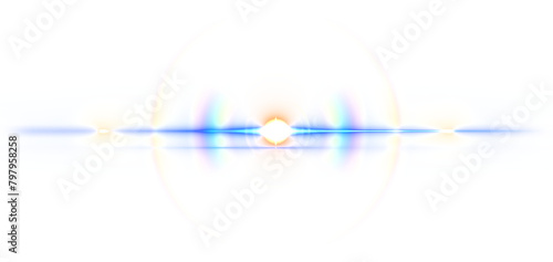 Isolate halo spectrum lens flare on transparent backgrounds png