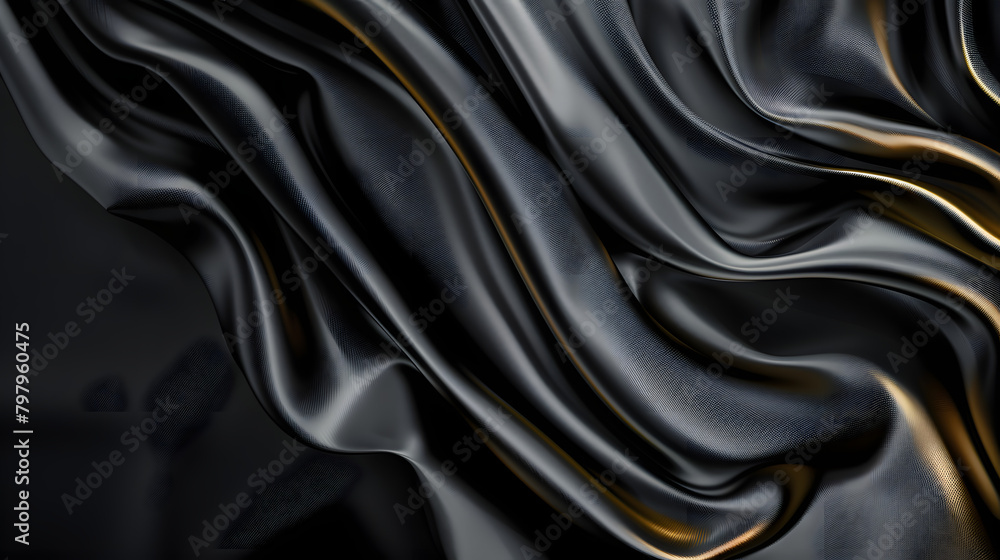 Fototapeta premium abstract background luxury cloth or liquid wave or wavy folds of grunge silk texture satin velvet material or luxurious Christmas background or elegant wallpaper design, background