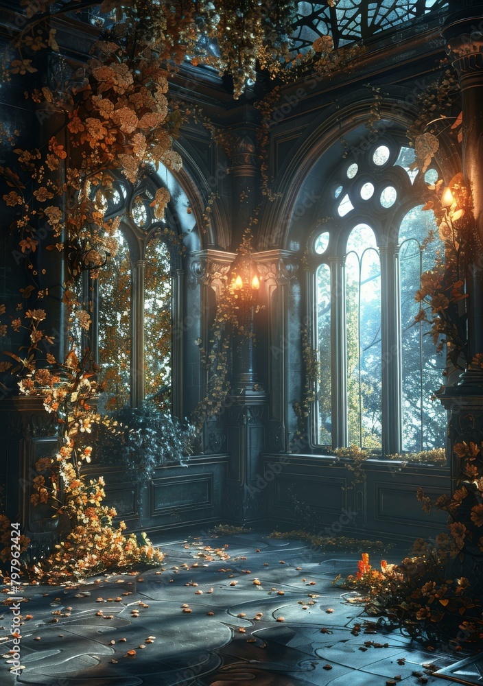 Mystical Garden Hallway