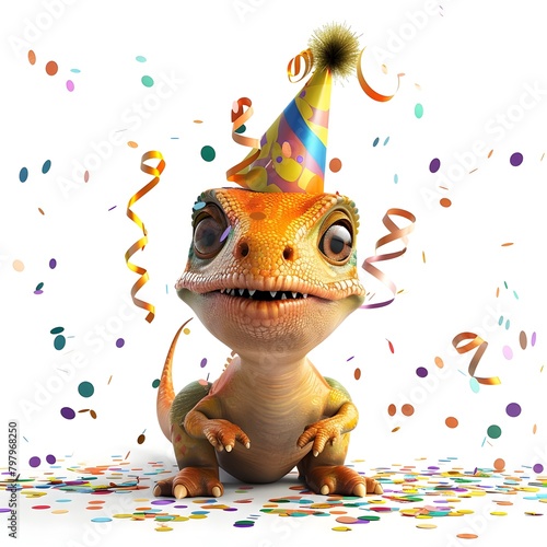 Baby Dinosaur Wearing Party...