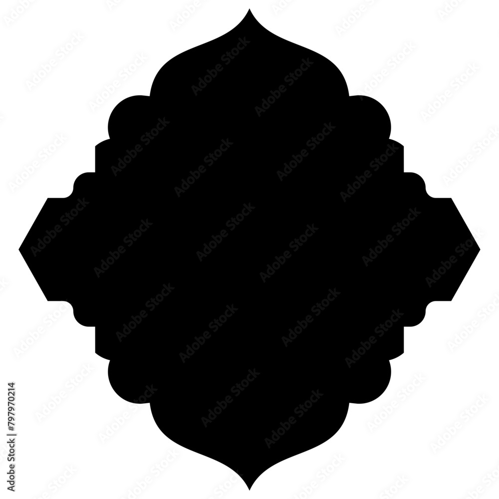 Islamic Label Emblem Shape Glyph Pictogram symbol visual illustration Islamic Label Emblem Shape Glyph Pictogram symbol visual illustration