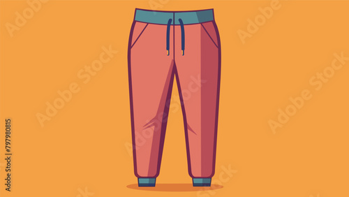 A pair of elevated sweatpants constructed from a highquality blend of cotton and spandex for a comfortable and stylish fit..