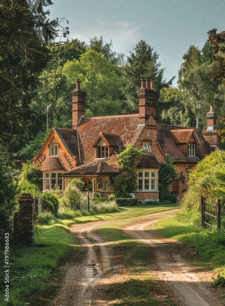 b'Charming English Countryside Cottage'