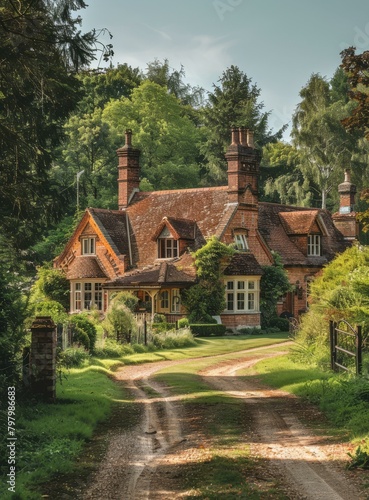 b'Charming English Countryside Cottage'