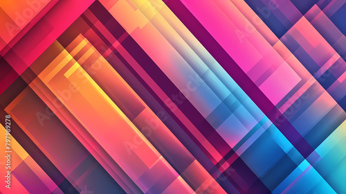 abstract geometric background generator with a multicolored design