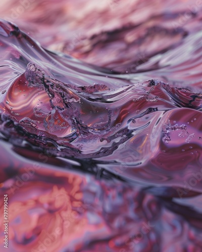 abstract water wave ripple in purple colour scheme ocean wave closeup fluid texture surface in storm