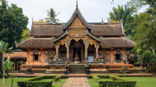 Wallpaper Mural Ancient Style Tample Exterior ,Hindu Tample, Prayer hall Torontodigital.ca