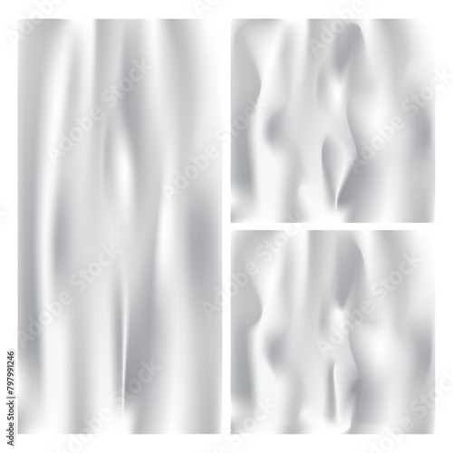 Modern and Clean White silk cloth fabric wavy vector background