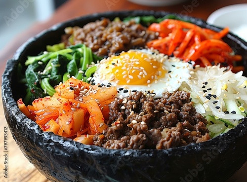Korean Food, Bibimbap, Food Photography, Food Styling, Food Blogger photo