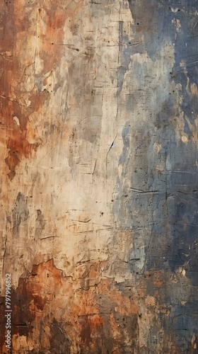 b'Blue and brown wooden texture' photo