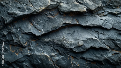 b'Dark gray rough rock surface texture background' photo