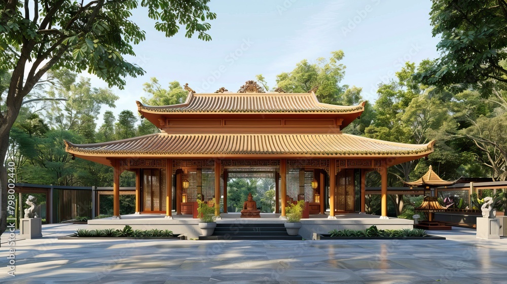New Style Tample Exterior ,Hindu Tample, Prayer hall New Style Tample Exterior ,Hindu Tample, Prayer hall