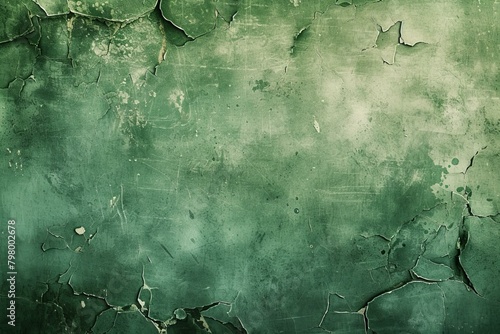 b'weathered green painted wall texture background'