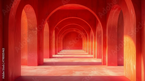 b'Red Archway'