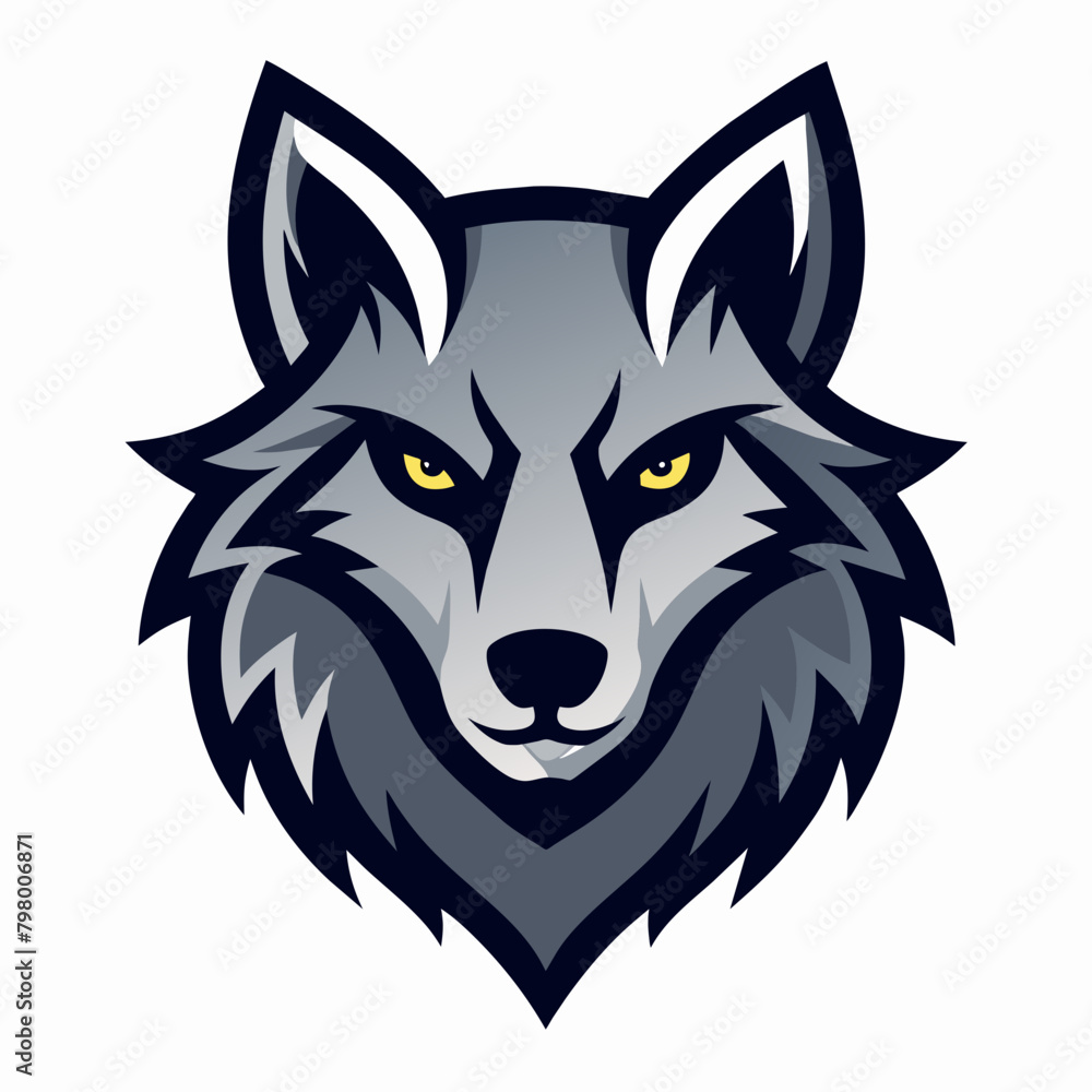 wolf head illustration for t-shirt design vector illustration wolf head illustration for t-shirt design vector illustration