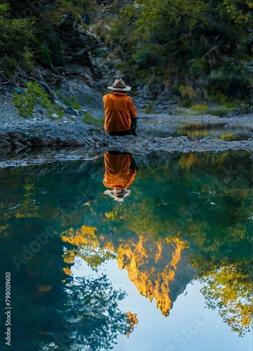 Mirrored Serenity: Exploring the Reflections in the Water