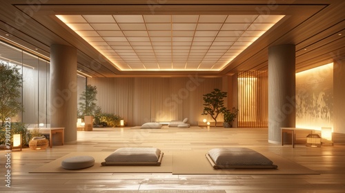 b'A Peaceful Zen Room With Natural Elements'