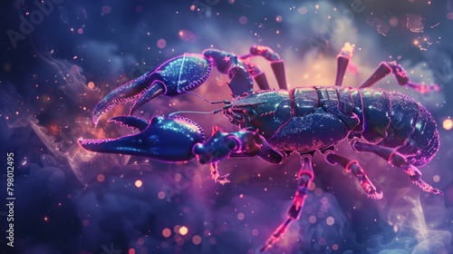 scorpion background photo