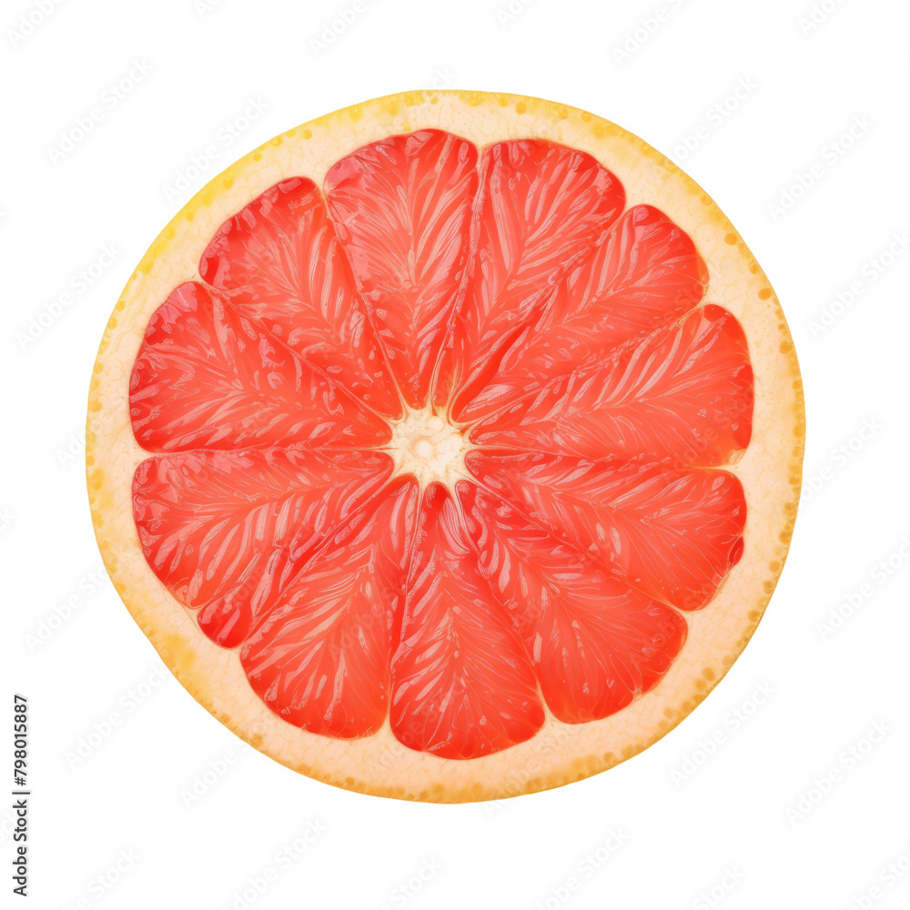 slice of grapefruit isolated on white slice of grapefruit isolated on white