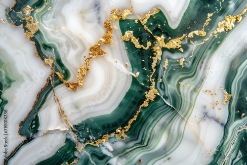 Emerald Currents and Gold Dust. A Harmony of Nature and Luxury in Marble.