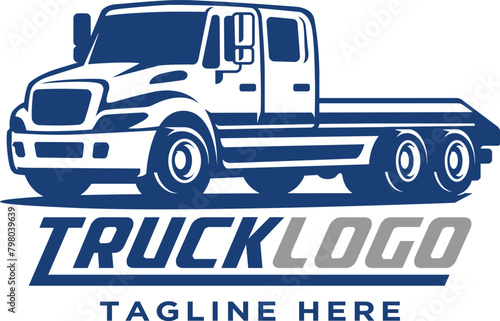 TRUCKING LOGO TEMPLATE STAMP YOUR COMPANY