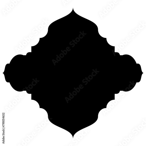 Islamic Label Emblem Shape Glyph Pictogram symbol visual illustration