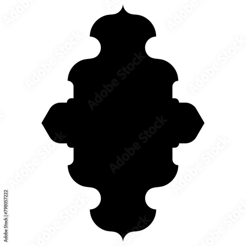 Islamic Label Emblem Shape Glyph Pictogram symbol visual illustration