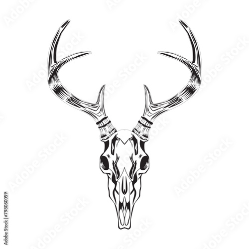 hunting deer art design