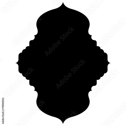 Islamic Label Emblem Shape Glyph Pictogram symbol visual illustration