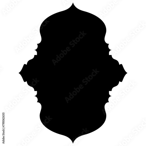 Islamic Label Emblem Shape Glyph Pictogram symbol visual illustration