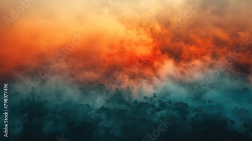 Teal orange black color gradient background grainy texture effect poster banner landing page backdrop design india independence day photo