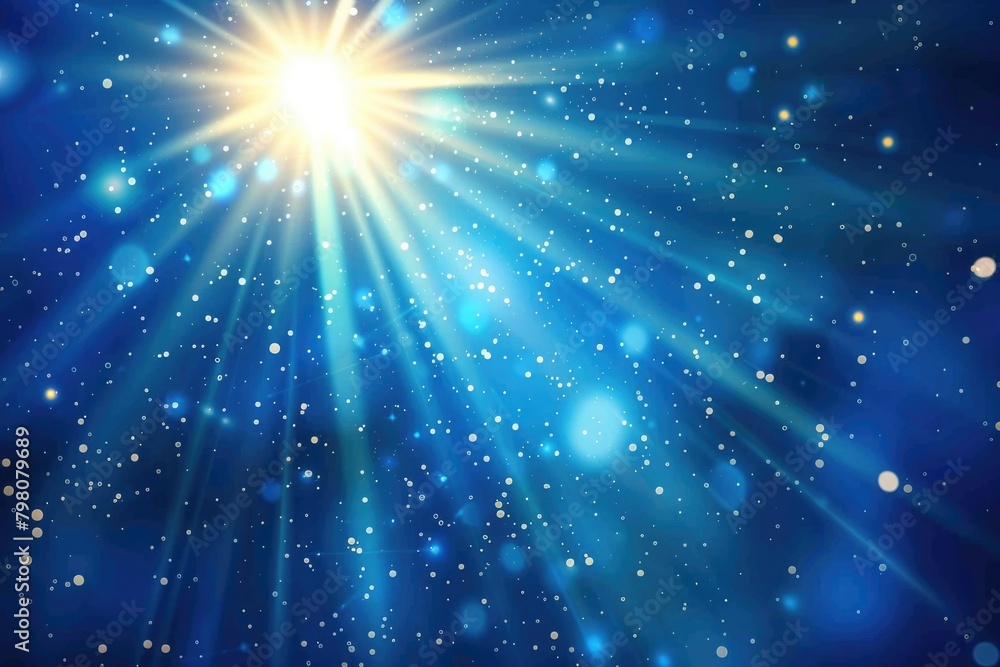 A shining star illuminating the dark sky. Suitable for celestial concepts A shining star illuminating the dark sky. Suitable for celestial concepts