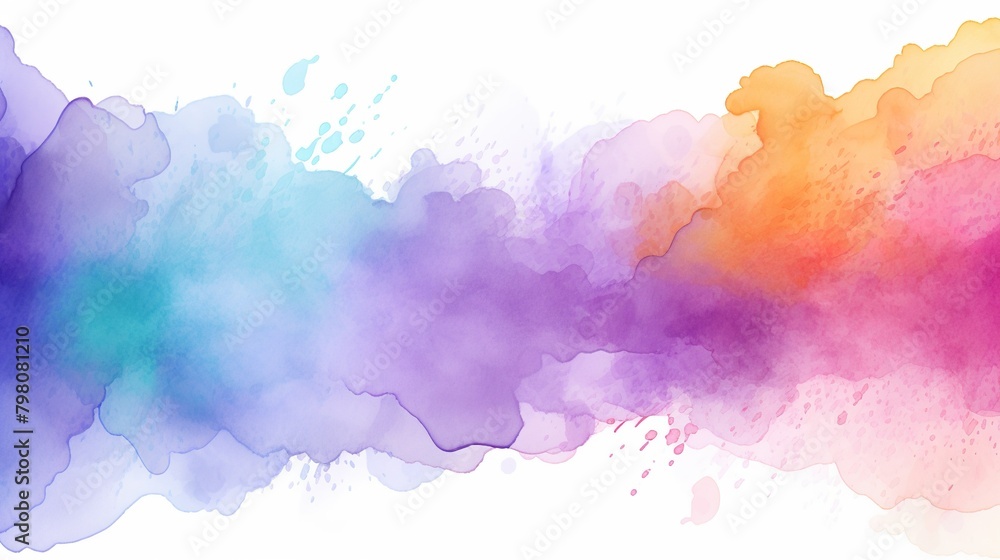 Delicate watercolor splash seamlessly transitioning from blue to pink with a dreamy, fluid gradient effect Delicate watercolor splash seamlessly transitioning from blue to pink with a dreamy, fluid gradient effect