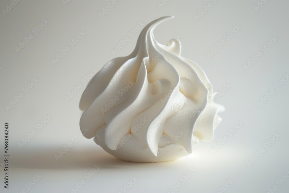 Close up of white frosting on a table. Perfect for food blogs or baking websites Close up of white frosting on a table. Perfect for food blogs or baking websites