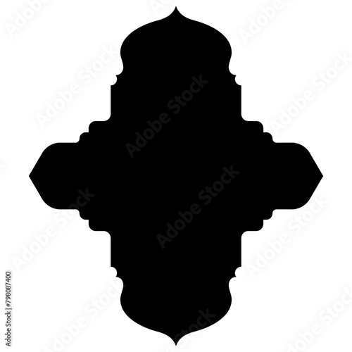 Islamic Label Emblem Shape Glyph Pictogram symbol visual illustration