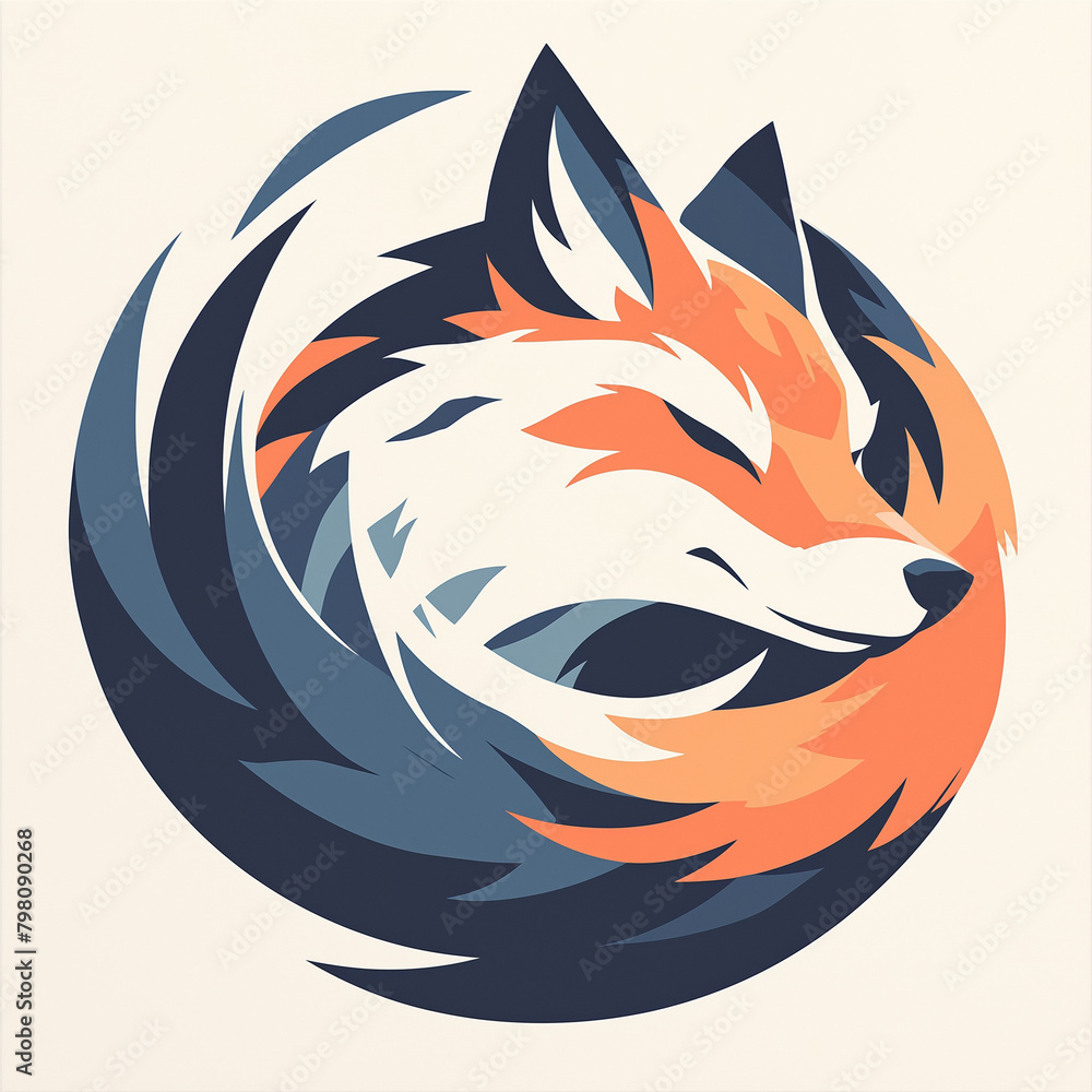 Fox badge for t-shirt design. Animal fox concept poster. Creative graphic design. Digital artistic artwork raster bitmap illustration. Graphic design art. AI artwork. Fox badge for t-shirt design. Animal fox concept poster. Creative graphic design. Digital artistic artwork raster bitmap illustration. Graphic design art. AI artwork.