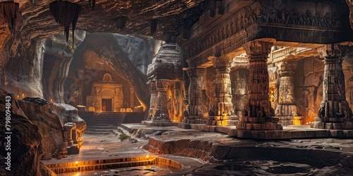 Subterranean Splendor: Exploring the Mysteries of an Ancient City Within a Cave photo