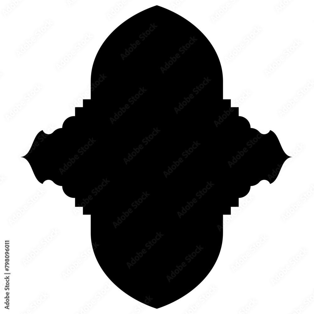 Islamic Label Emblem Shape Glyph Pictogram symbol visual illustration Islamic Label Emblem Shape Glyph Pictogram symbol visual illustration