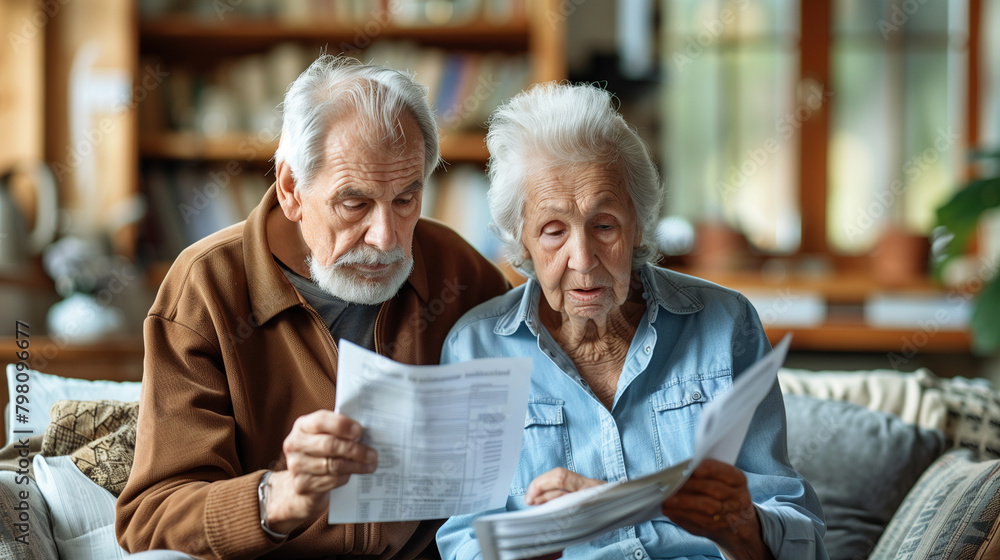 Woman man senior bill finance retirement couple home document calculator paper wife budget elderly together mature old retired paperwork tax. Woman man senior bill finance retirement couple home document calculator paper wife budget elderly together mature old retired paperwork tax.