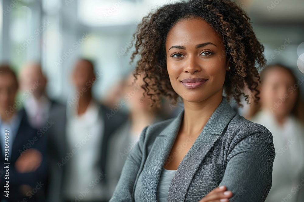 Empowering Collaboration: Confident Business People in a Group Empowering Collaboration: Confident Business People in a Group