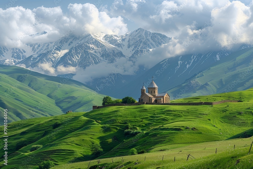 Majestic Georgia With Its Diverse Landscapes And Rich History Stock majestic-georgia-with-its-diverse-landscapes-and-rich-history-stock