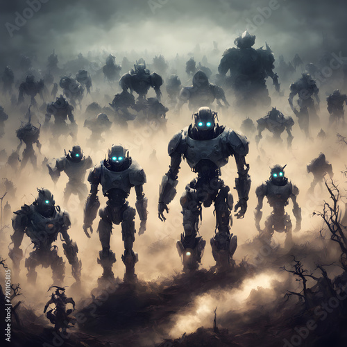 robot machine uprising in the future