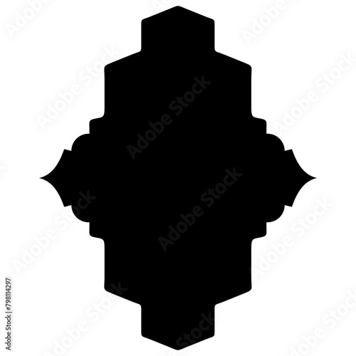 Islamic Label Emblem Shape Glyph Pictogram symbol visual illustration