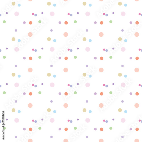 Texture with circles. Splash effect banner. Dotted abstract illustration with blurred drops of rain. Seamless pattern for fabric, textile