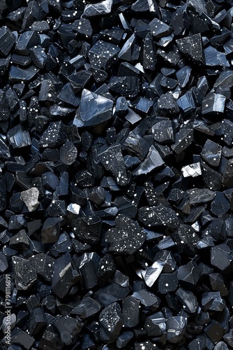Wallpaper Mural b'Black obsidian rough texture background' Torontodigital.ca