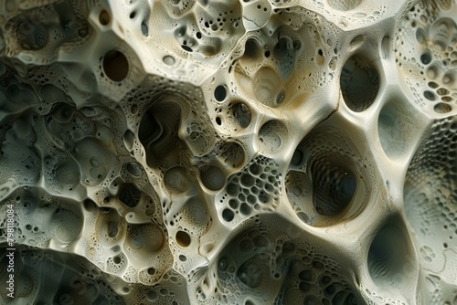 Organic forms, generated with Houdini and rendered with OctaneRender