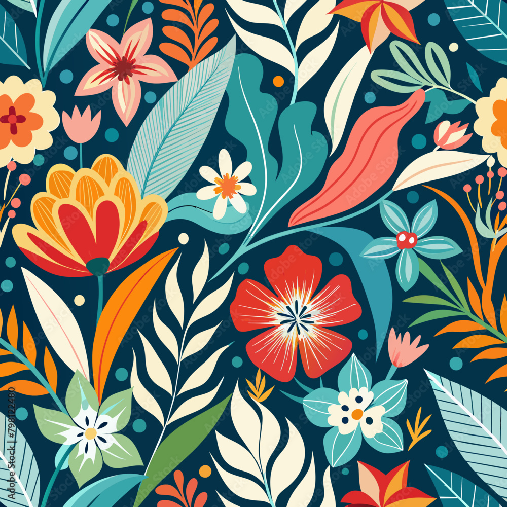 seamless floral pattern seamless floral pattern