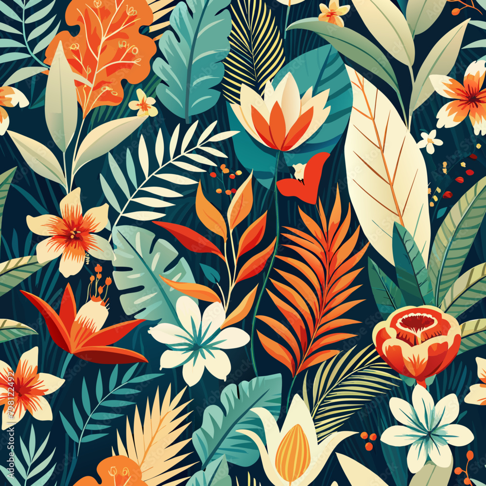seamless floral pattern seamless floral pattern