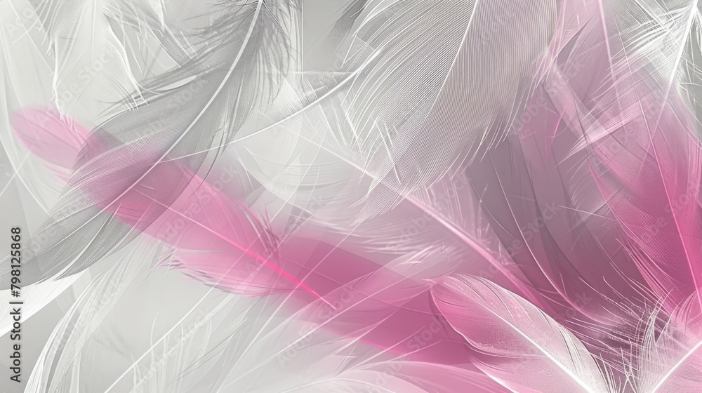 Abstract dynamic pink and white brush strokes on digital canvas Abstract dynamic pink and white brush strokes on digital canvas
