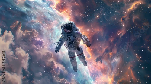 b'Astronaut in Space\xe9\x81\xa8\xe6\xb8\xb8\xe5\xa4\xaa\xe7\xa9\xba\xe7\x9a\x84\xe5\xae\x87\xe8\x88\xaa\xe5\x91\x98' photo